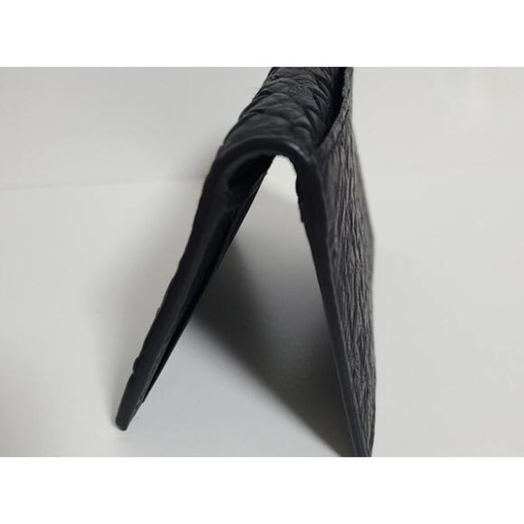 Bottega Veneta Black Ostrich Card Holder | Authentic | Excellent Condition - Picture 3 of 6